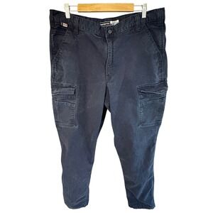 Carhartt FR Flame Resistant Relaxed Fit Cargo Pants Navy Blue BN3574-FRM 40x34